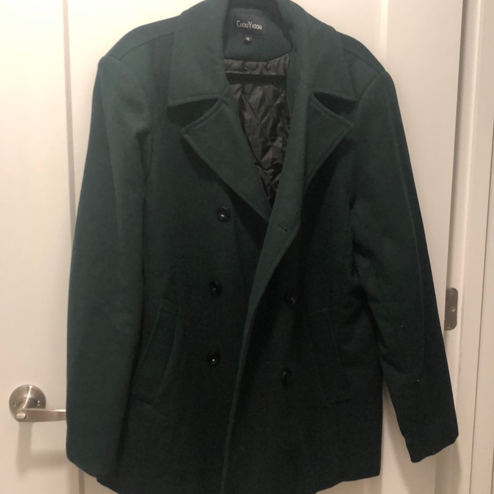 Hunter Green Pea Coat